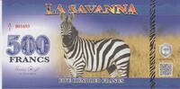 La Savanna 500 Francs 2015 La Savanna Zebra 500 Francs 2015 UNC UNC 8.67 £  +  17.34 £ shipping