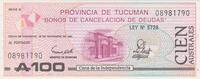 Argentina 100 Australes 1991 Argentina 100 Australes 1991 Provincia de T... 6.07 £  +  17.34 £ shipping
