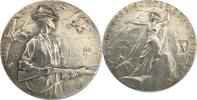 Medaille 1904 Schweiz Swiss Medal ‘Federal Shooting Festival, St. Gallen 1904,’ Huguenin Frères Rare! UNC