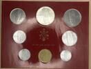 Vatikan Vatican City State / Vatikanstadt Official BU Set ORIGINAL-KMS 1969 ANNO VII Papst Paul VI. (8 Testmünzen) UNC RARE! -