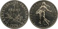 Frankreich 1 Franc France 1 Franc 1976 XF KM#925.1 -