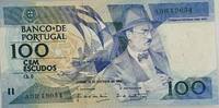 Portugal 100 Escudos Portugal 100 Escudos 16.10.1986 Fernando Pessoa UNC P#179a -