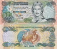 Bahamas 50 cents Bahamas 50 Cents 2001 Serie A Pick#68 UNC -