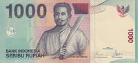 Indonesia 1000 Rupiah Indonesia 1000 Rupiah 2000 Kapitan Pattimura I Pick#141a UNC -