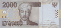 Indonesien 2000 Rupiah ndonesia 2000 Rupiah 2009 Pangeran Antasari-Dancers Pick#148 UNC -