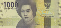 Indonesien 1000 Rupiah Indonesia 1000 Rupiah 2016 Tjut Meutiah WPM#154a UNC -