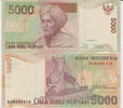 Indonesien 5000 Rupiah Indonesia 5000 Rupiah 2001 Pick#142 UNC -