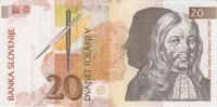 Slovenia 20 Tolar 1992 Slovenia 20 Tolarjev 15.01.1992 Janez Vajkard Val... 4.33 £  +  17.34 £ shipping