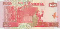 Zambia 50 Kwacha Zambia 50 Kwacha 2008 Eagle KM#37g UNC -