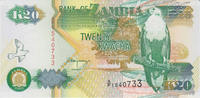 Zambia 20 Kwacha Zambia 20 Kwacha 1992 Eagle-Gouv. Building Pick#36b UNC -
