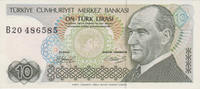 Turkey 10 Lira 1970 Turkey 10 Lira 1970 Ataturk KM#186 UNC UNC 8.67 £  +  17.34 £ shipping