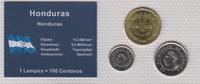 Honduras Coin Set 10, 20, 50 Centavos Honduras Coin Set Honduras 10, 20, 50 Centavos 1999- 2005 -2006 originally welde -