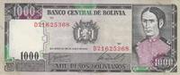 Bolivia 1000 Bolivanos 25.06.1982 Bolivia 1000 Bolivanos 25.06.1982 KM#1... 4.33 £  +  17.34 £ shipping