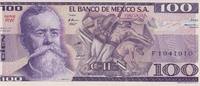 Mexiko Pick#47b 100 Pesos 27.06.1981 UNC