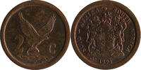Südafrika 2 cent Southafrika 2 Cents 1994 , Copper Plated Steel, XF KM#133 -