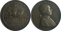 Vatikan Medaille Vatikan Bronzenmedaille 1957 Pius XII (v. Mistruzzi) UNC Very Rare! -