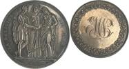 Medaille 1818 Frankreich French Wedding Silver Medal: La Religion Les Unit, 1818 Prooflike!  Rare! Prooflike