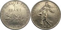 Frankreich 1 Franc France 1 Franc 1974 XF+ Gad#474 -
