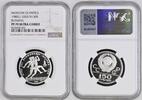 Pt150R 1980(L) USSR Russia 150 Rubel 1980 ЛМД Olympische Spiele in Moskau 1980 Laufen NGC PF 70 ULTRA CAMEO