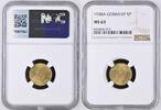GERMANY 5 Pfennig Deutschland / Drittes Reich 5 Pfennig 1938 A NGC MS62 J#363 -