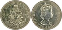Bermuda 1 Crown Bermuda 1 Crown 1964 Overseas Territory Elizabeth II XF KM#14 -