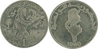 Tunisia 1 Dinar Tunisia 1 Dinar 1990 Tunesien XF KM#319 -