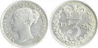 Großbritannien 3 Pence Victoria 1837-1901 -