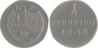 Löwenstein-Wertheim 1 Pfennig Gemeinschaftsprägungen 1765-1806 -
