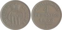 Schaumburg-Lippe 4 Pfennig Georg Wilhelm 1807-1860 -