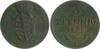 Sachsen-Coburg-Saalfeld 3 Pfennig Ernst 1806-1826 -