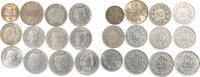 Schweiz Lot von 12 Stücken: 1 Rappen 1974, 2 Rappen 1968 ... -
