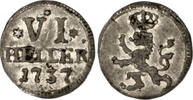 Hessen-Kassel 6 Heller Friedrich 1730-1751 -