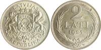 Lettland 2 Lati Erste Republik 1918-1939 -
