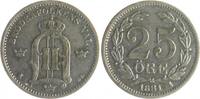 Schweden 25 Öre Oskar II. 1872-1907 -