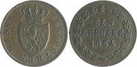 Nassau 1 Kreuzer Wilhelm 1816-1839 -