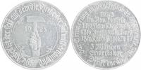Not und Teuerung Aluminiummedaille Zur Erinnerung an Deutschlands schlimmste Zeit -