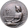 Jugendstil Bronzemedaille, einseitig a.d. Durchschlag des Tauern-Tunnels -