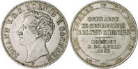 Sachsen Taler 1855 F Johann 1854-1873, Münzbesuch f.vz 173.39 £  +  10.40 £ shipping