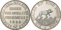 Anhalt-Bernburg Ausbeutetaler 1855 A Alexander Carl 1834-1863 vz- 156.05 £  +  10.40 £ shipping
