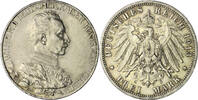 Preußen 3 Mark 1913 A Wilhelm II. 1888-1918, Regierungsjubiläum ss-vz 26.01 £  +  10.40 £ shipping