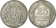 Kaiserreich Kleinmünzen 25 Pfennig 1911 A vz 8.67 £  +  10.40 £ shipping