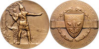Jugendstil Bronzemedaille a. 25 Jahre Deutscher Schulverein -