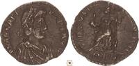 Roman Empire AR Siliqua Arcadius, VIRTVS ROMANORVM, Roma seated, Treveri -