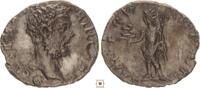 Roman Empire AR denarius Saeculum Frugiferum holding caduceus and trident -