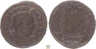 Roman Empire Follis Constantine II. as Caesar, Camp gate / Dot, Heraclea -