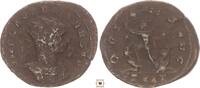 Roman Empire Antoninianus Aurelianus, ORIENS AVG, Sol standing between two captives, Ticinum -