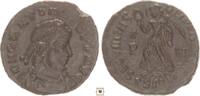 Roman Empire AE3 Gratianus, Victory advancing left, Siscia -
