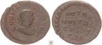 Roman Empire Follis Constantine II. as Caesar, VOT V /MVLTX/ CAESS / TS Gamma in wreath -