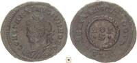 Roman Empire Follis Constantine II. as Caesar, VOT V in wreath, Lugdunum -