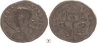 Roman Empire follis Crispus as Caesar, VOT X on banner, two captives at base, Siscia -